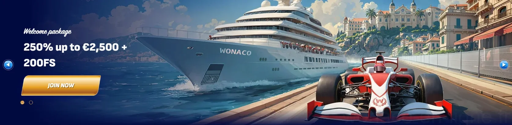 Wonaco Casino Jeux